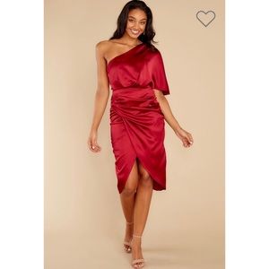 Make a Toast Off the Shoulder Dress